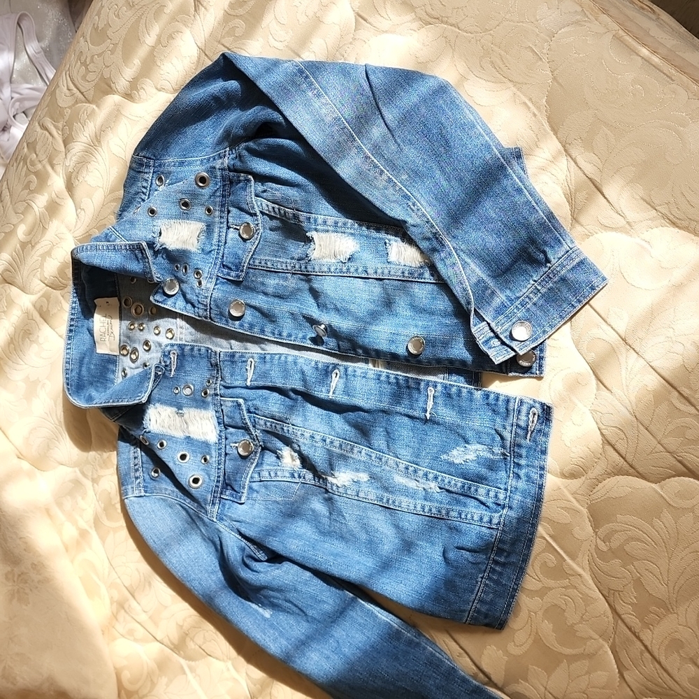 Distressed Denim Jacket